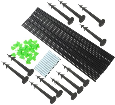 SEWACC Support Tunnel de Serre avec Filet Anti-Insectes pour Jardin Arceaux Résistants pour Protection Plantes Fruits et Fleurs Tuteurs Durables pour Mini Serre et Culture Rapide
