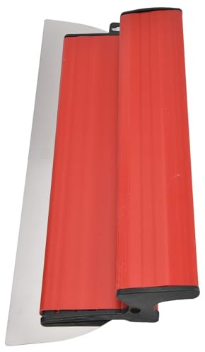 Aumotop Coltello per Lisciare Pareti Efficiente Lama per Rasatura Intonaco Composto Cartongesso, Acciaio Inossidabile in Lega di Alluminio, 15,7 Pollici, 1 Pezzo, Decorare Tubi