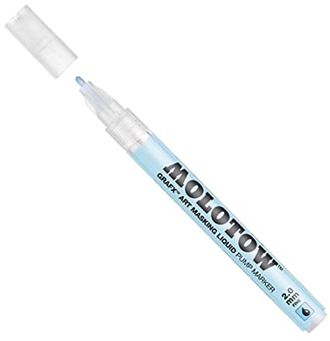 Molotow Grafx Art Verdecken Pumpflüssigkeit Filzstift, 2 mm feine Spitze