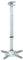 Techly 301566 Supporto a Soffitto per Proiettori Estensione 60-102 cm Silver Silver