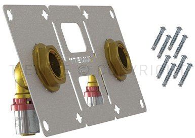 Kit completo de salida de dividir – platino de ducha – multicapa 16 x 1/2 crimpadora Entrax 150 mm