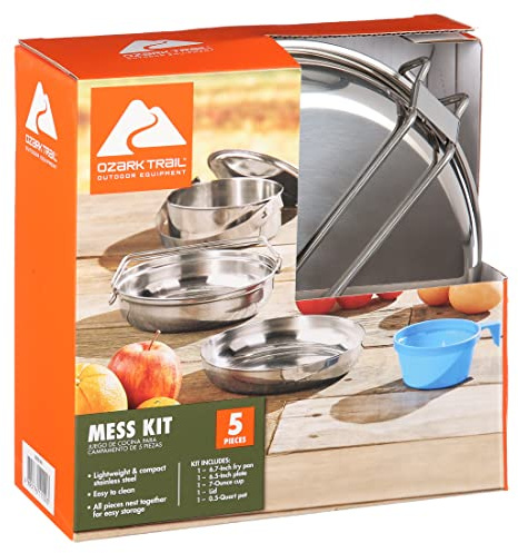 Aluminum 5 pc. Mess Kit by Ozark Trail Outdoor Equipment