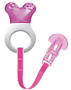MAM 66814222 Mini Cooler und Clip, Beißring für Mädchen