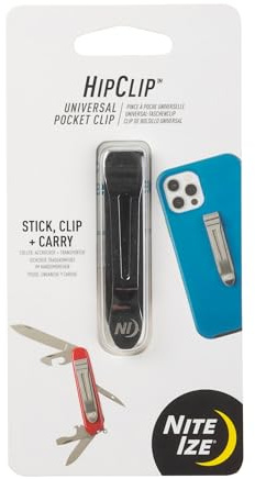 Nite Ize HipClip Fickklämma, Silver, 1,02 x 7,62 x 15,24 cm