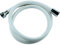 Sanixa JL1112BLR Duschschlauch weiß 120 cm | Für Handbrause, Duschbrause | Standard Anschluss | Brauseschlauch | Gewinde optimal für die Badewanne