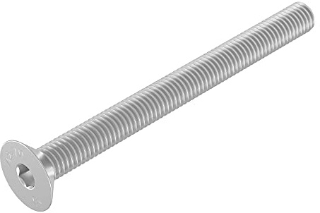 Vis à tête fraisée SECCARO M4 x 45 mm, acier inoxydable V2A VA A2, DIN 7991 / ISO 10642, six pans creux, 20 pièces