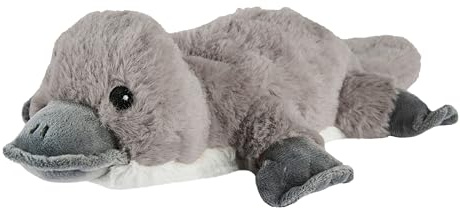 Warmies Plysch Näbbdjur Mikrovågsvetevärmare med Fransk Lavendeldoft, Varm eller Kall Viktad Teddy för Avkoppling och Värmande Lindring, Lämplig för Vuxna och Barn