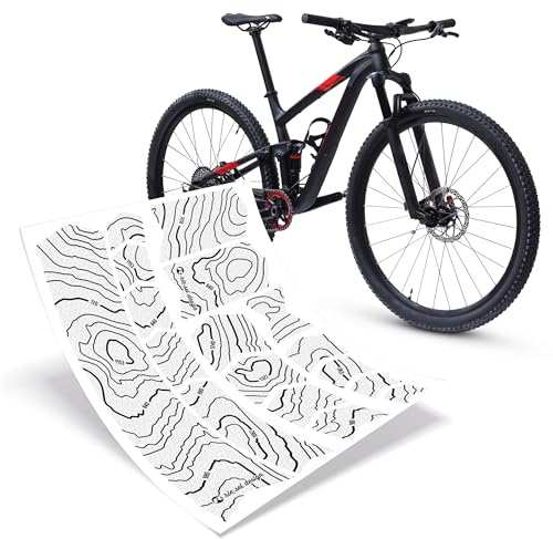 Riesel Design - Frame:Guard - stylische Fahrrad Schutzfolie für den Rahmen | stylische Rahmenschutzfolie in vielen Designs für Ober, Unter - und Sitzrohr, selbstklebend, für Carbonrahmen geeignet