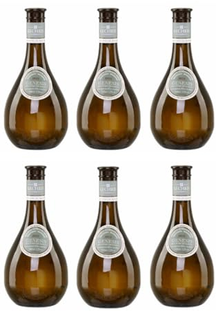 Genesis Weiß trocken Kechri 6x 0,5l Flasche | Trockener Weißwein aus Griechenland | + 20ml Jassas Olivenöl
