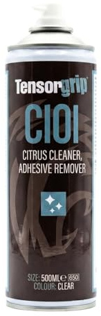 C101 Citrus Adhesive Cleaner Spray 500ml – Powerful Citrus Solvent Degreaser for Removing Glue, Tar & Sticky Residue – Multi-Surface Biodegradable Cleaner for Home, Automotive, Tools & Industrial Use
