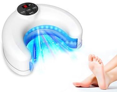 INCFADDY Nagelpilz Laser,Gerät zur Reinigung und Pflege der Nägel für Zehennagelkrankheiten,Nagelpilz Lasergerät,Lichttherapiegerät Nagelpilz,Wiederaufladbares Kalte Laser