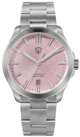 watchdives WD0005 WD0005B Taucheruhren für Herren, NH35 Uhrwerk Automatikuhr, 100M Wasserdicht Armbanduhr aus Saphirglas