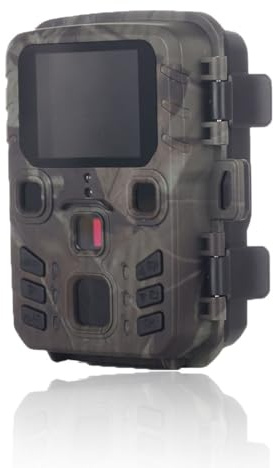 ALCXAZS Caméra de Suivi des sentiers étanche IP65, détection de Mouvement, Infrarouge, alimentée par Batterie, Rechargeable, pour la Chasse pour aux Animaux Sauvages