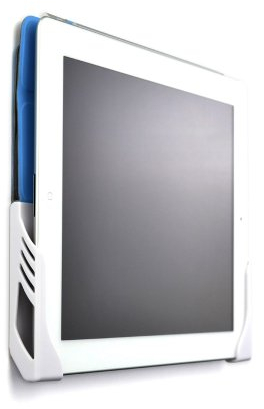Dockem Koala Tablet Wall Mount: Universal Damage-free Adhesive Wall Dock for iPads, Android and Windows Tablets, and Smartphones [White]