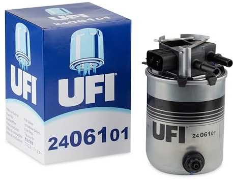 UFI Filters, Filtro Gasoil 24.061.01 | Filtro de Combustible Diésel de Recambio, Apto para Coches, Apto para Modelos Nissan