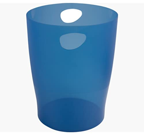 Exacompta 1 Waste Bin ECOBIN Translucent Royal Blue