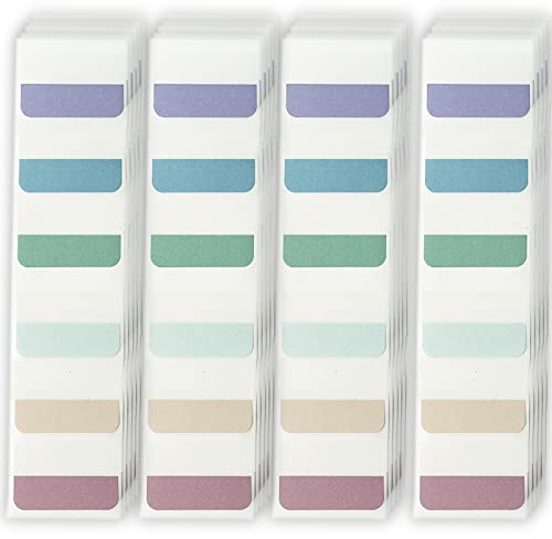 240pcs Sticky Tabs, Writable Page Tabs and Flags Self-Adhesive Reusable Page Markers Index Tab for Reading Index, File Folders, Books Notes (Mixed Colors)
