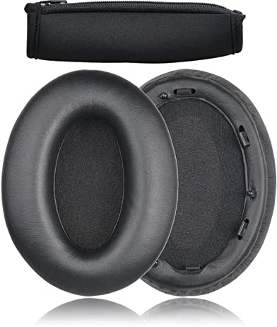 JHZZWJ Earpads Compatible with Sony WH-1000XM3 (WH1000XM3) Cushion Pads Professional Headphones Ear Pads Cushions Replacement