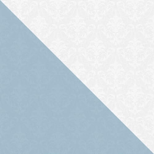 Baroque wallcovering Wall Profhome 961914-GU paintable Non-Woven Wallpaper Slightly Textured Baroque Style matt White 26.50 m2 (285 ft2)
