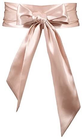 JasGood Damen Kleid Schärpe Brautgürtel Hochzeit Party Braut Satin Taillengürtel für Party besondere Anlässe 3,7'' breit, Eine Grösse passt allen