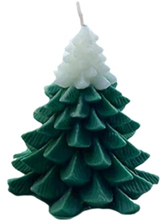 Weihnachtsbaumförmige Kerzenständer, Weihnachtsbaum Duftkerzen, Kreative Duftkerzen für Weihnachten, für Küche Wohnzimmer Schlafzimmer Badezimmer (B)