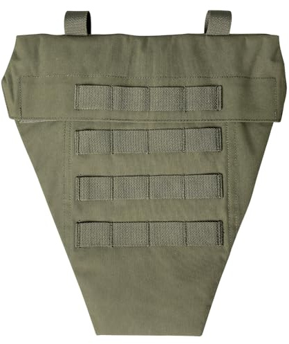 ULIONTAC Taktische Schritt-Schutzplatte – Unterbauch-Plattform, Tiefschutz, 500D Nylon, Molle-Gurt mit Schaumstoffeinlage-Polsterung