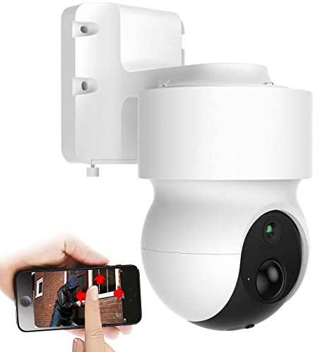 7links Pan-Tilt-Akku-Überwachungskamera mit Full HD, Versandrückläufer (Funk Bewegungsmelder)