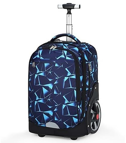 GOTYKE Laptop Trolley Rucksack Business Rolling Reiserucksack mit Rollen Handgepäck Groß Rucksack Laptoptasche Rollkoffer für Herren Damen wasserdichte Aktenkoffer für Reisen/Männer/Frauen(11)