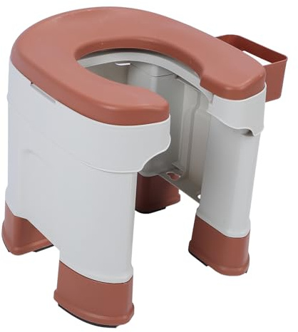 Sedia Doccia per WC per Anziani, Sedia Toilette Regolabile Aquarius, con Base Antiscivolo Sedia Toilette Pieghevole Pieghevole per Donne Incinte Scatola per Fazzoletti