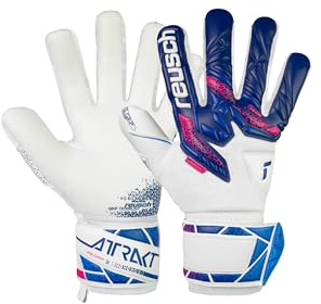 Reusch Attrakt RE:Grip NC griffige und atmungsaktive Torwarthandschuhe Fußballhandschuhe für Erwachsene für Männer und Frauen geeignet für alle Wetterbedingungen und Spielfeldoberflächen