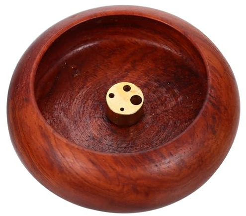 VOSAREA Bruciatore in Premium Forma Ciotola Incensiere Resistente per Aromaterapia e Decorazione Casa Design Classico Antico per Rilassanti