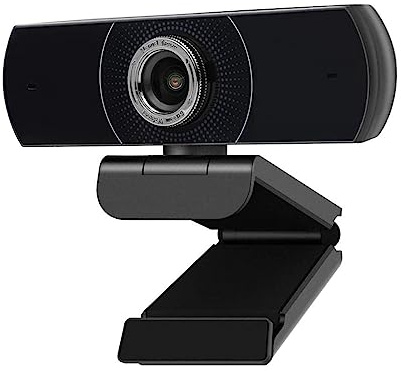 Webcam 1080P HD 60fps avec Microphone for Ordinateur Portable de Bureau réunion caméra Web en Streaming USB for conférence, Diffusion Direct, Enregistrement