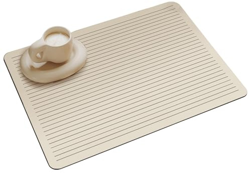 Bohany Alfombrilla para secar | Antideslizante y lavable para zona de café - Alfombrilla absorbente para escurrir la vajilla, para baño, tazas, encimera de trabajo, mesa de comedor, restaurante de té