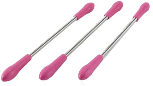 DUZEPA 3-pack ansiktshårborttagare i metall, ansiktshårborttagare för ansiktshår, bärbar epilator, skönhetsverktyg för att ta bort haka, kinder och ludd