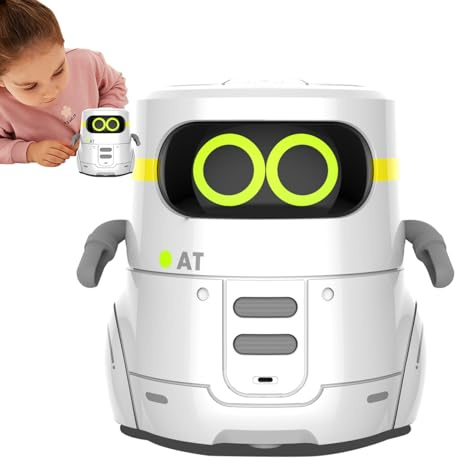 Smart talande robot: Intelligent pedagogisk leksaksrobot med röststyrning | För Barn Pojkar Flickor Lär Sig Kul Lek Födelsedagspresent Semesterhus Klassrum Fantas