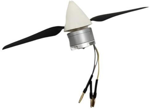 Brushless Motor With 5.5 Inch Folding Propeller Compatible With RC Hobby 1806 2450KV For 1100mm Glider Airplane