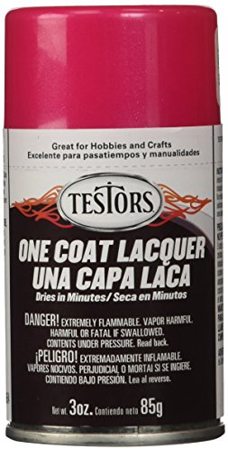 Testors 1841MT Extreme Lacquer Spray, 3 oz, Gloss Electric Pink