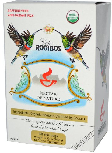 Pure Rooibos Tea, Caffeine Free, 40 Tea Bags, 3.53 oz (100 g)