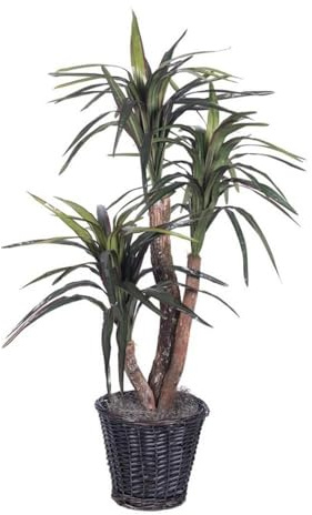 Vickerman TXX1140 Extra Full Artificial Dwarf Palm Tree, 4', Green Dark