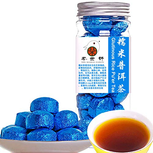 Plant Gift Glutinous Rice Pu'er Tea,Klebriger Reis Pu'er Tee, Pu-Er Tee, Bio chinesischer Puer Tee, Pu-Erh Reifer Tee Tuocha, 2016 Jahr Puerh Tee, Abnehmen Tee150G / 5.29oz
