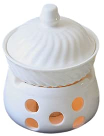 Chocolate Fondue Mug Set Separable Mini Candle Fondue Pot Chocolate Cheese Ice Cream Fondue Melter Cup with Lid