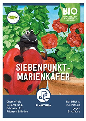 Plantura Siebenpunkt-Marienkäfer gegen Blattläuse, wirksam & nachhaltig, 10 Nützlinge
