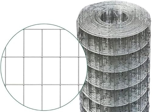 ROTOLO 25 m RETE METALLICA ZINCATA ELETTROSALDATA PER RECINZIONE MAGLIA 75x50 mm altezza 150 cm