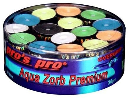 Generisch Pros Pro Aqua Zorb Premium 30er Tennis Griffbänder bunt