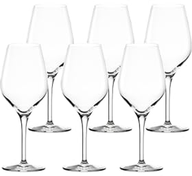 PWSHZ Vasos Cristal Copas de Vino de Cristal de Calidad, lujosas Copas de Vino Tinto y Copas de Vino de Alto Valor for decoración de Bodas, cumpleaños y Madres Personaliza (Color : Clear B, Size : 6)