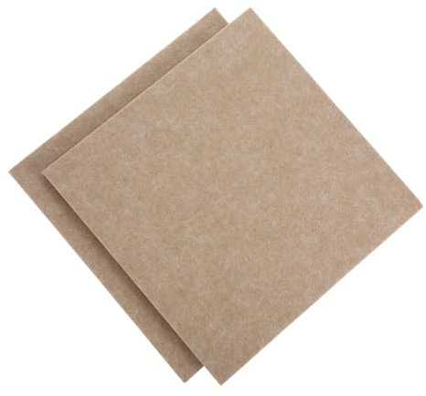 Parliky Filz Pinnwand Quadratisch 30x30cm Selbstklebend 9mm Dunkelkamelfarben Wiederreißfest Bürowohnzimmer Pinnwandfliese Dekoration