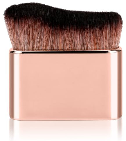 LOPHE Grand pinceau autobronzant pour visage et corps - Blush, maquillage, bronzer (rose)