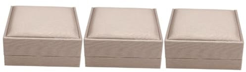 GALPADA 3stücke Schmuckaufbewahrung Box Aus Pu-flanell Eleganter Broschenbehälter Für Ringe Ohrringe Und Mehr Für Hochzeiten Und Besondere Anlässe