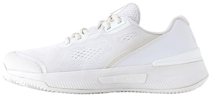 WILSON Intrigue Pro Women's Tennis Shoe - White/Silver, Size 9 US
