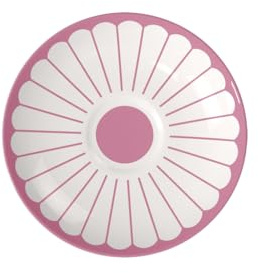 Villeroy & Boch - Fleur cassis sous-tasse à café rose, résist. lave-vaisselle/four à micro-ondes, soucoupe pour le café et thé, petite assiette à servir, sous-tasse motif floral, Porcelaine Premium